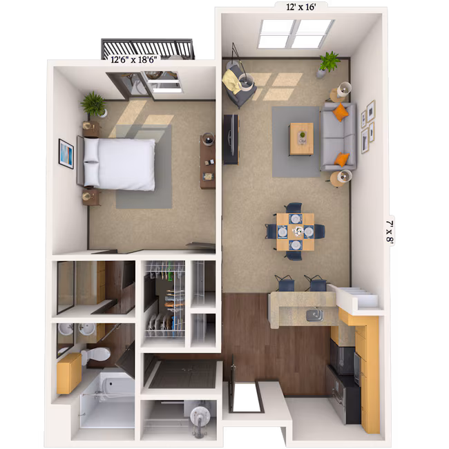 Unit 5243 5243 floor plan